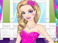 Jeu Habillage d'anniversaire de Barbie  en ligne