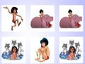 Jeu Match de carte mémoire Mowgli  en ligne