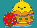 Jeu Livre de coloriage Pâques  en ligne