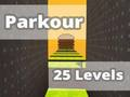 Jeu Parkour 25 niveaux  en ligne
