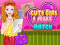 Jeu Match d'amour fille mignonne  en ligne