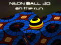 Jeu Neon Ball 3d en fuite  en ligne