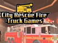 Jeu Jeux de camion de pompiers City Rescue  en ligne