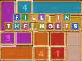 Jeu Remplir les trous  en ligne