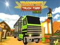 Jeu Camion de transport d'animaux de ferme  en ligne