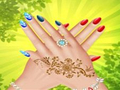 Jeu Nail-art printanier  en ligne