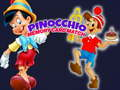 Jeu Match de carte mémoire Pinocchio  en ligne