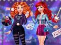 Jeu Spectacle de rock des princesses rousses  en ligne