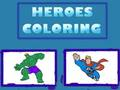 Jeu Coloriage Héros  en ligne