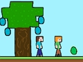 Jeu Steveman et Alexwoman : Oeuf de Pâques  en ligne
