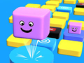 Jeu Sauter le cube empilé 3D  en ligne