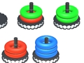 Jeu Match de pile : jeu de cerceau de couleurs  en ligne