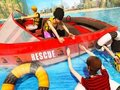 Jeu Bateau d'urgence de sauvetage sur la plage  en ligne