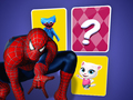 Jeu Match de carte mémoire Spiderman  en ligne