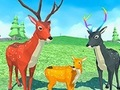 Jeu Famille d'animaux de simulateur de cerf  en ligne