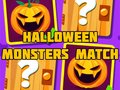 Jeu Match de monstres d'Halloween  en ligne