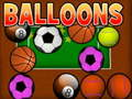 Jeu Des ballons  en ligne