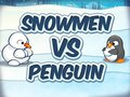 Jeu Bonhommes de neige contre pingouin  en ligne