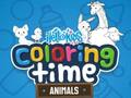 Jeu HelloKids Coloring Time Animaux  en ligne
