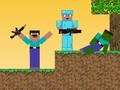 Jeu Noob contre Pro : Apocalypse des zombies  en ligne