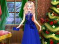 Jeu Habillage de Noël Elsa La Reine des neiges  en ligne