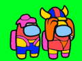 Jeu Coloriage parmi nous  en ligne