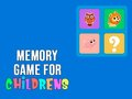 Jeu Jeu de mémoire pour enfants  en ligne