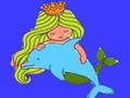 Jeu Livre de coloriage sirène  en ligne