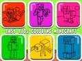 Jeu Coloriage Minecraft facile pour les enfants  en ligne