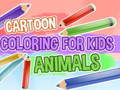Jeu Coloriage de dessin animé pour les enfants Animaux  en ligne