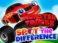 Jeu Les camions monstres repèrent la différence  en ligne