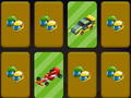 Jeu Mémoire de voitures de course  en ligne
