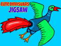 Jeu Puzzle dinosaure mignon  en ligne