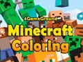 Jeu Livre de coloriage Minecraft  en ligne