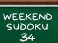 Jeu Sudoku du week-end 34  en ligne