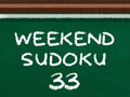 Jeu Sudoku du week-end 33  en ligne