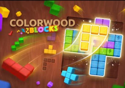Jeu Blocs de bois de couleur  en ligne