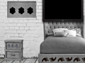 Jeu Escapade de maison en noir et blanc  en ligne