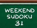 Jeu Sudoku du week-end 31  en ligne