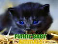 Jeu Bébés Animaux Drôles  en ligne