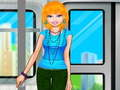 Jeu Barbie dans le train  en ligne