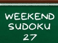 Jeu Sudoku du week-end 27  en ligne