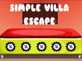 Jeu Escapade simple dans une villa  en ligne