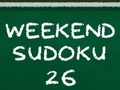 Jeu Sudoku du week-end 26  en ligne