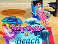 Jeu Bébé taylor à la plage  en ligne