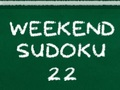 Jeu Sudoku du week-end 22  en ligne