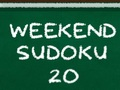 Jeu Sudoku du week-end 20  en ligne