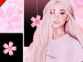 Jeu Carreaux de piano Ariana Grande rose, musique et magie  en ligne