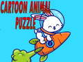 Jeu Puzzle d'animaux de dessin animé  en ligne