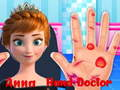 Jeu La Reine des Neiges : les soins pour les mains d'Anna  en ligne